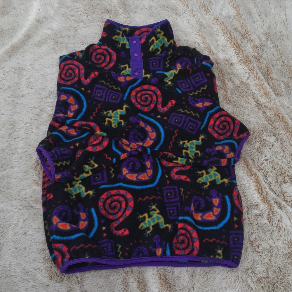 lizard pattern pullover ☾